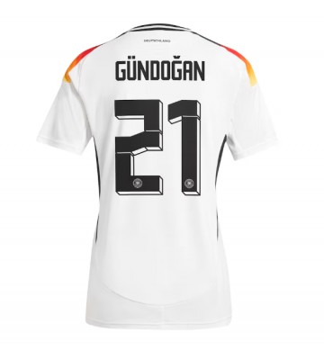 Tyskland Ilkay Gundogan #21 Hjemmebanetrøje Dame EM 2024 Kort ærmer